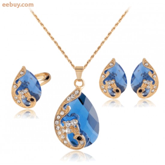 Wholesale Jewelry Peacock Necklace Set